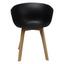Stuhl-Set Noan 4-Er Set Schwarz - Schwarz/Naturfarben, MODERN, Holz/Kunststoff (60/78,5/44cm) - Livetastic Stuhl-Set Noan 4-Er Set Schwarz - Schwarz/Naturfarben, MODERN, Holz/Kunststoff (60/78,5/44cm) - Livetastic