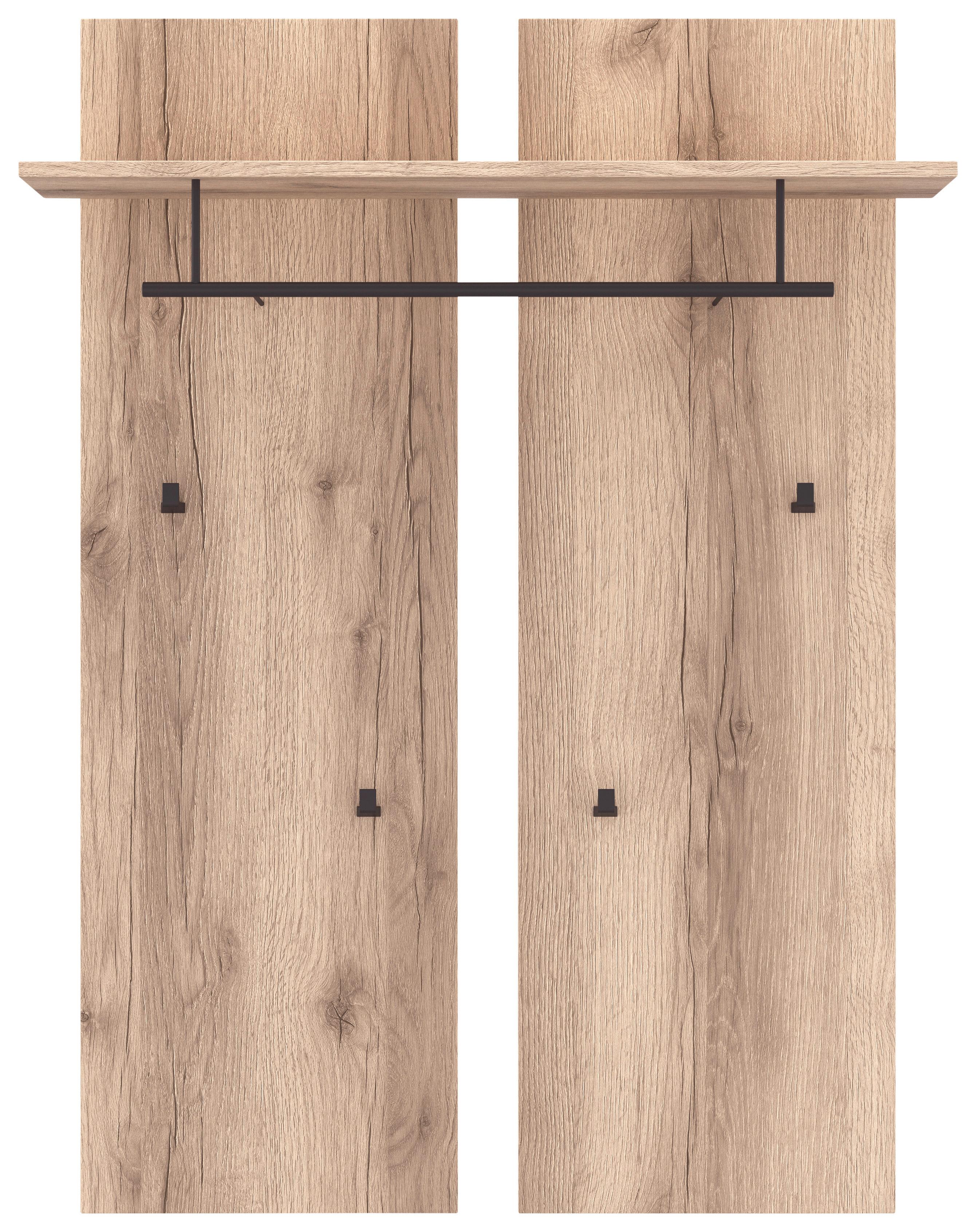 Šatní Panel Vancouver - barvy dubu, Moderní, kompozitní dřevo (88/118/28cm)