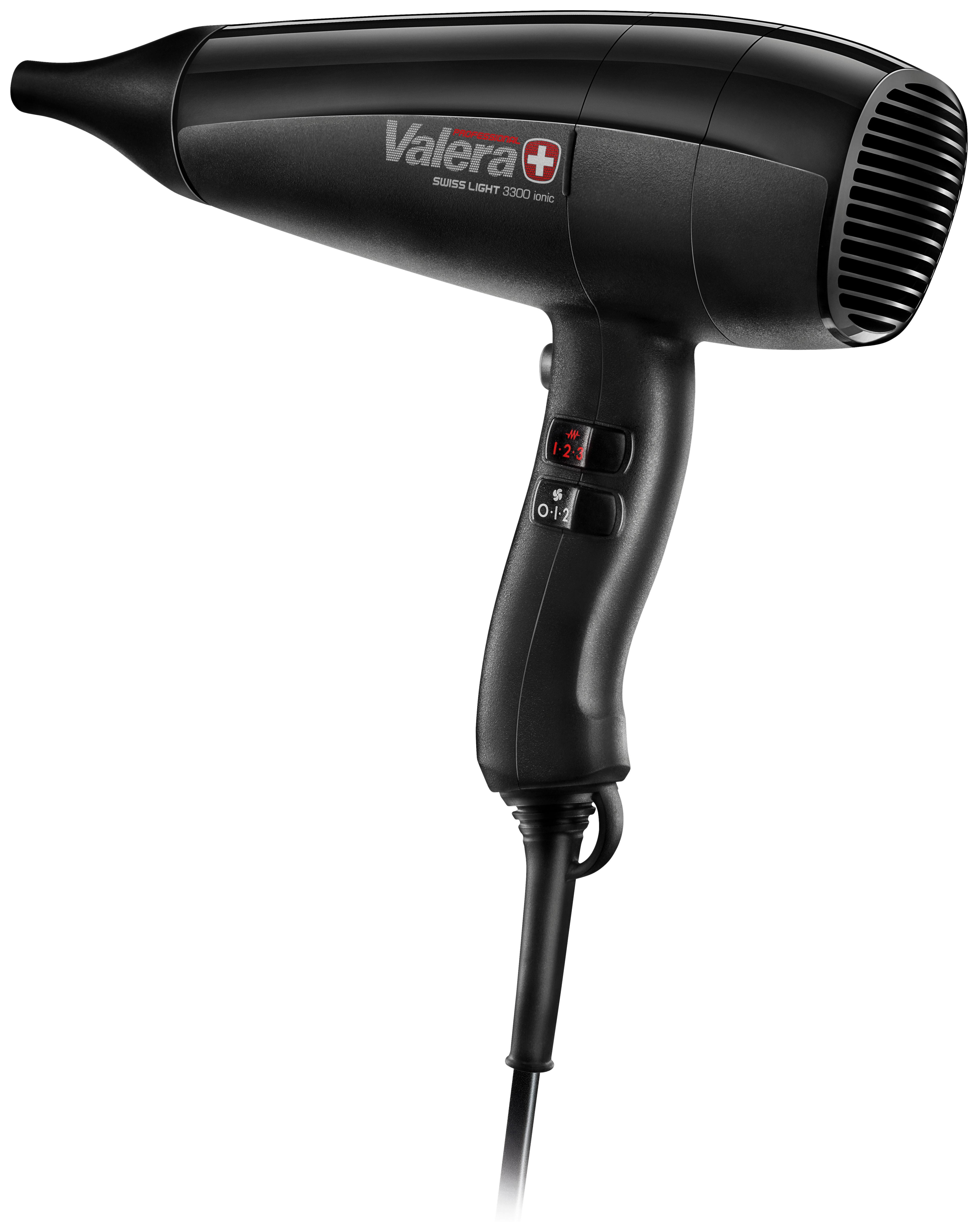 Haartrockner Sl 3300 - Schwarz, Basics, Kunststoff (27,6/27,5/8,7cm)