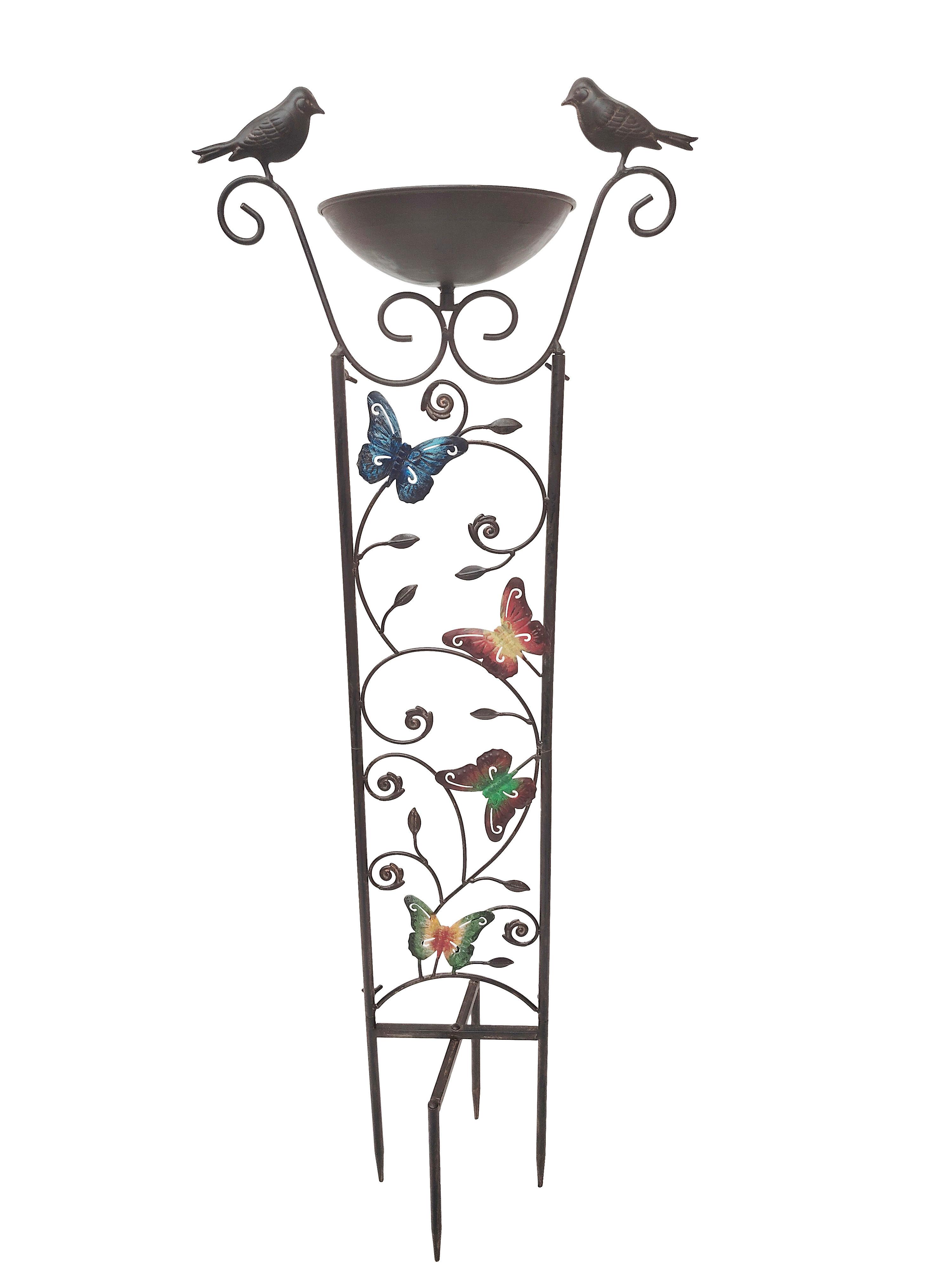 Vogeltränke Fauna Rostoptik - Rostfarben, Basics, Metall (18,5/101,5/33cm)