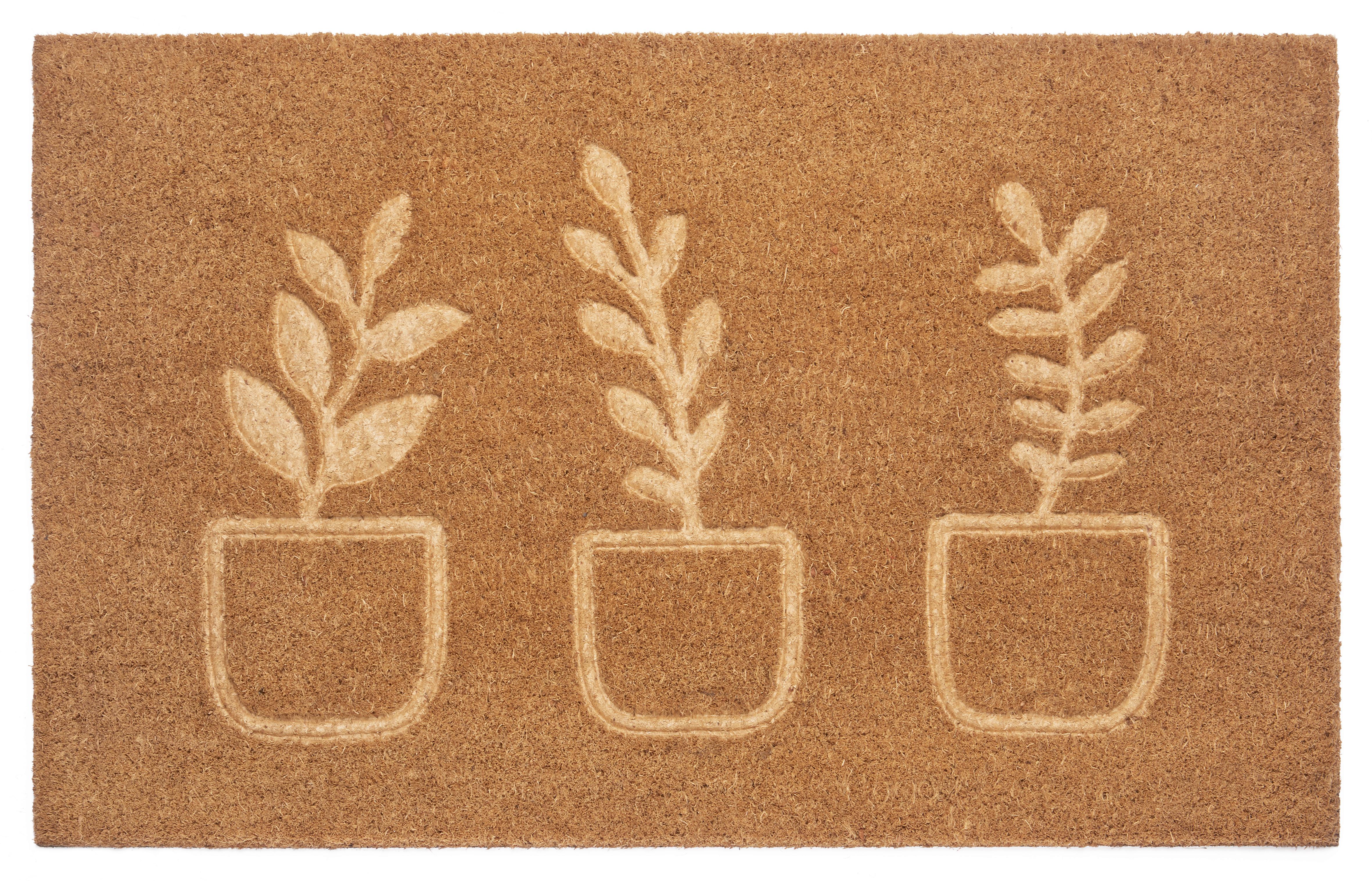 Kokosmatte Mix Mats Flowerpot 45x75 - Hellbraun, Basics, Naturmaterialien (45/75cm) - Hanse Home