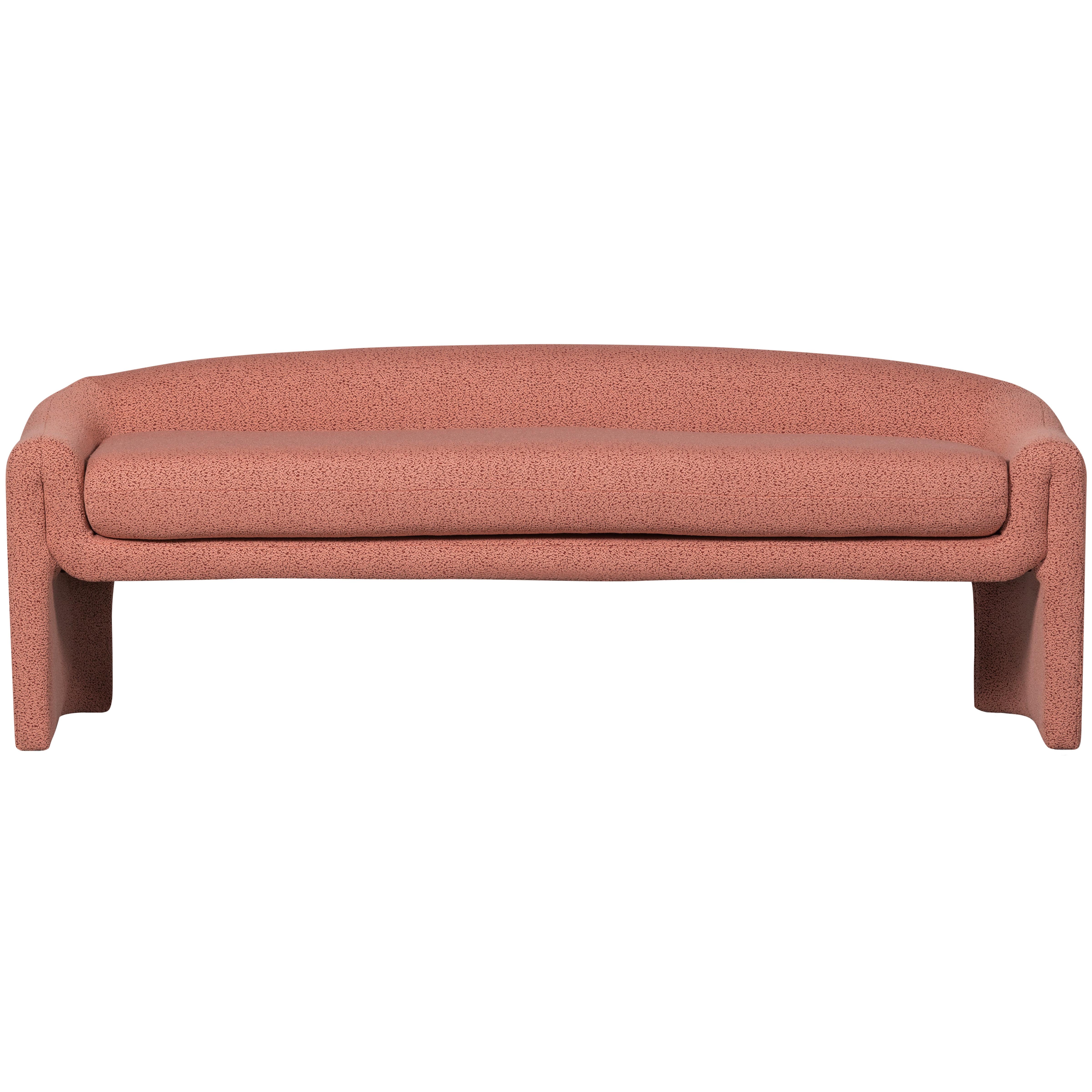 Sitzbank Zone Rosa B: 160 Cm - Rosa, Design, Textil (160/60/52cm) - Livetastic