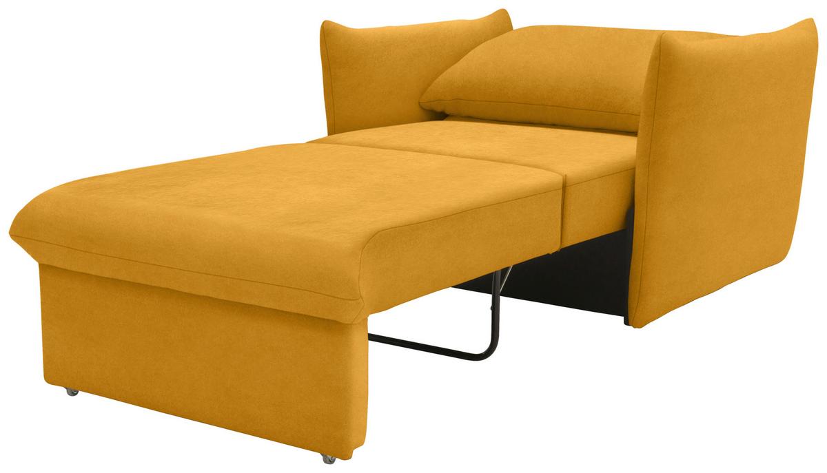 Sessel Looks Orange B: 120 cm - Schwarz/Orange, Design, Textil (120/100/97cm) - LOOKS by W.Joop