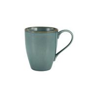 Hrnek na kávu Linen, 330ml - modrá, keramika (0,33cm) - Premium Living