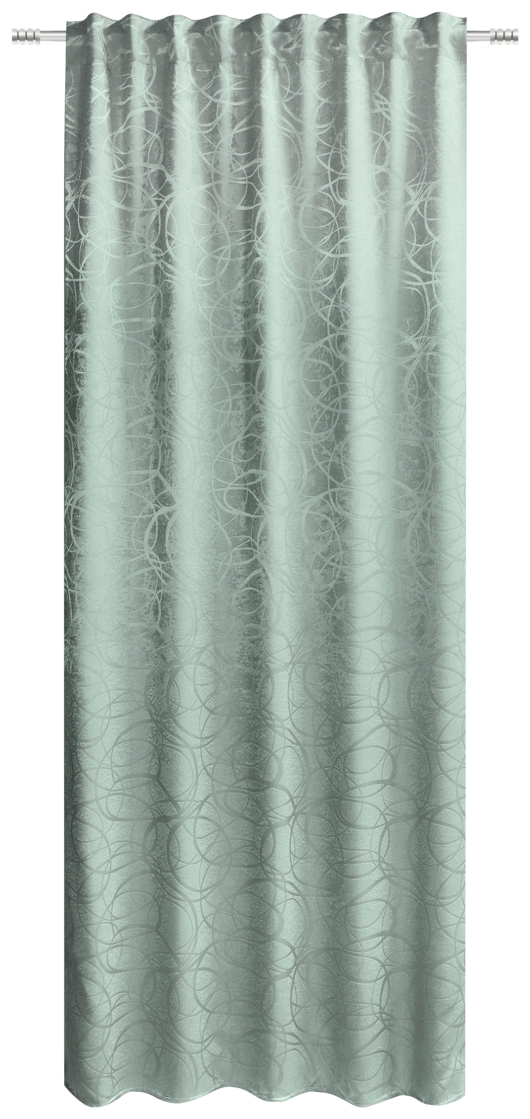 Verdunkelungsvorhang Jungola - Mintgrün, ROMANTIK / LANDHAUS, Textil (135/245cm) - James Wood