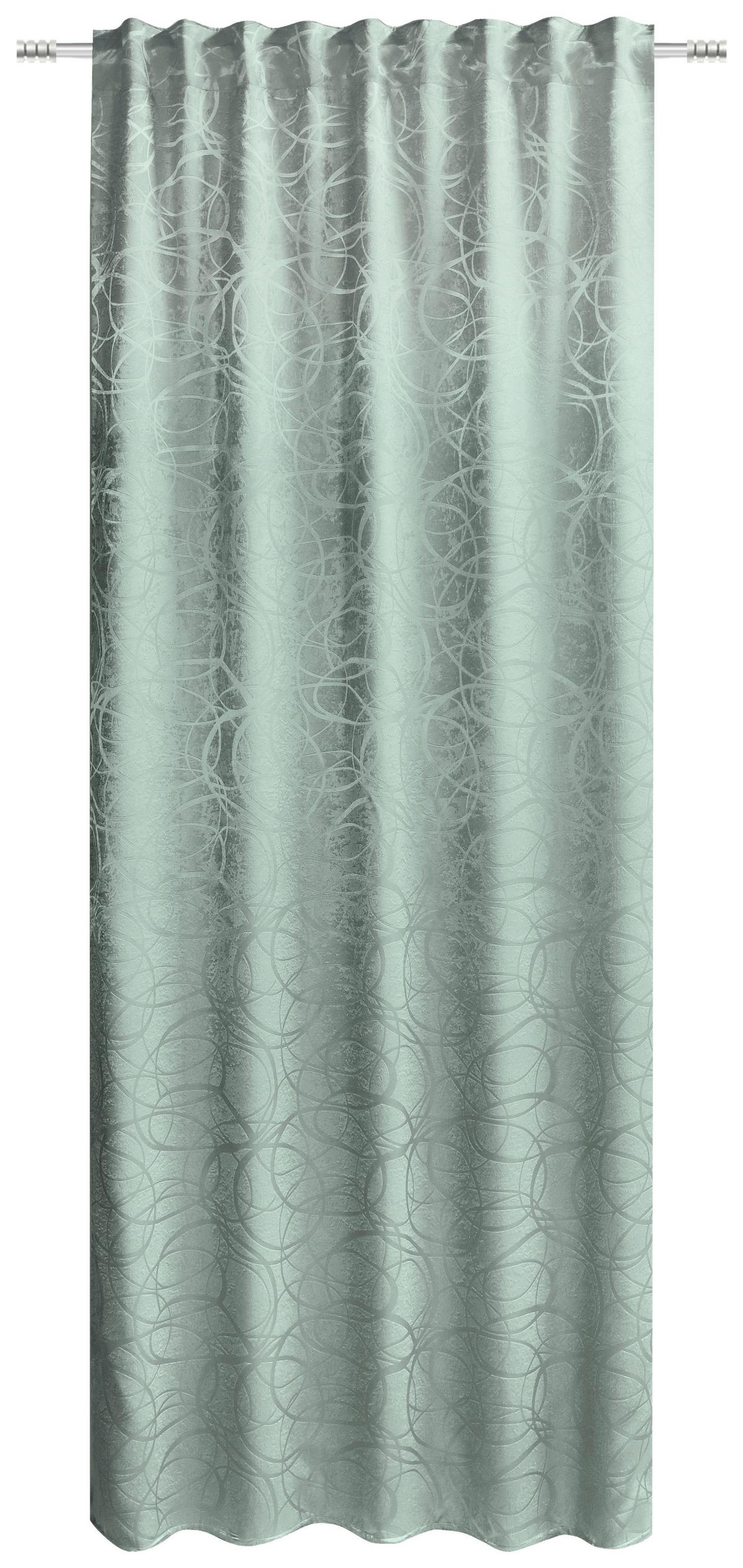 Verdunkelungsvorhang Jungola - Mintgrün, ROMANTIK / LANDHAUS, Textil (135/245cm) - James Wood