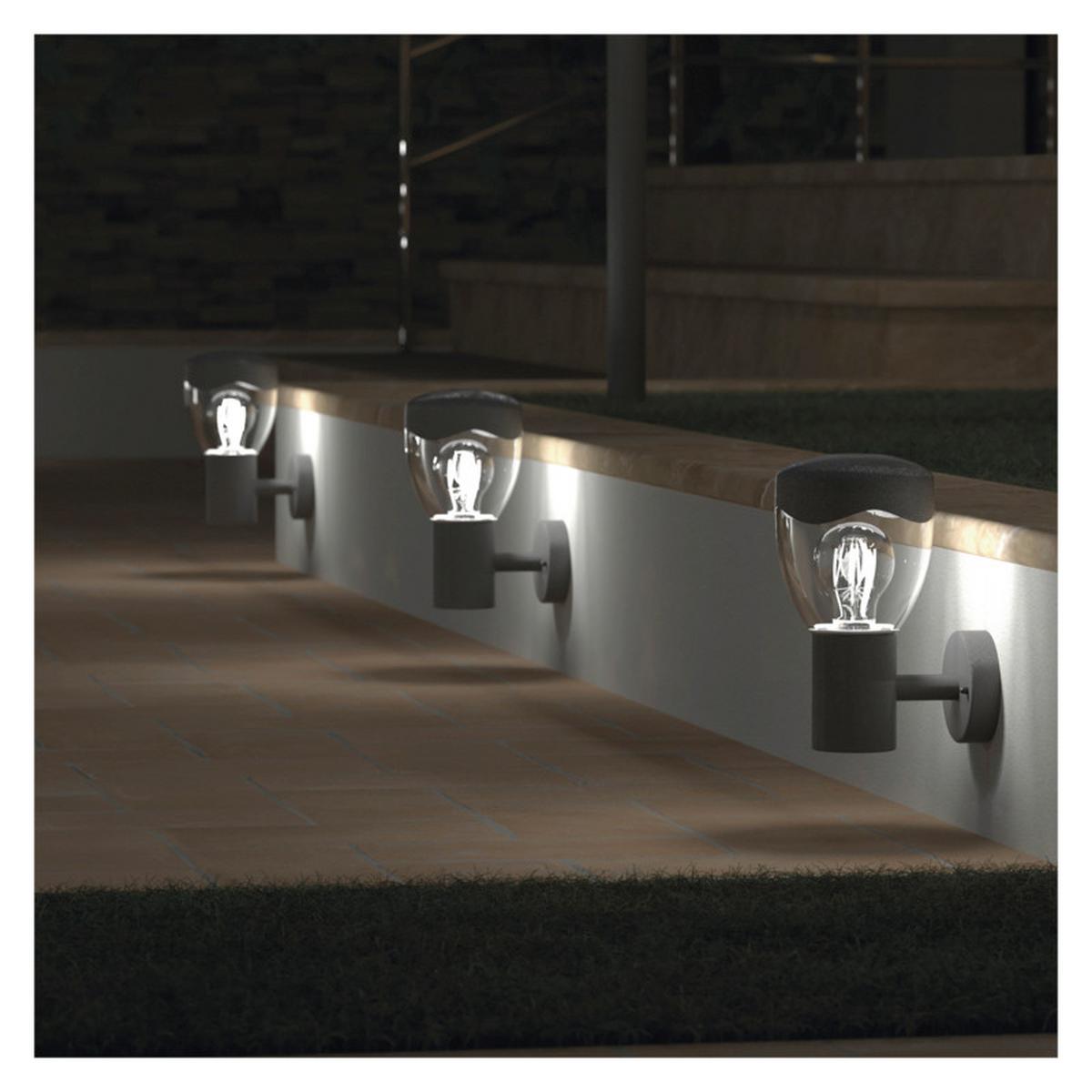 VONKAJŠIE LED SVIETIDLO ARTEO - antracitová, Modern, kov/plast