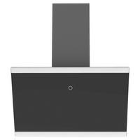 DUNSTABZUGSHAUBE Schwarz B: 59,5cm - Schwarz, Trend, Glas/Metall (59,5/109,5/38,3cm) - Respekta