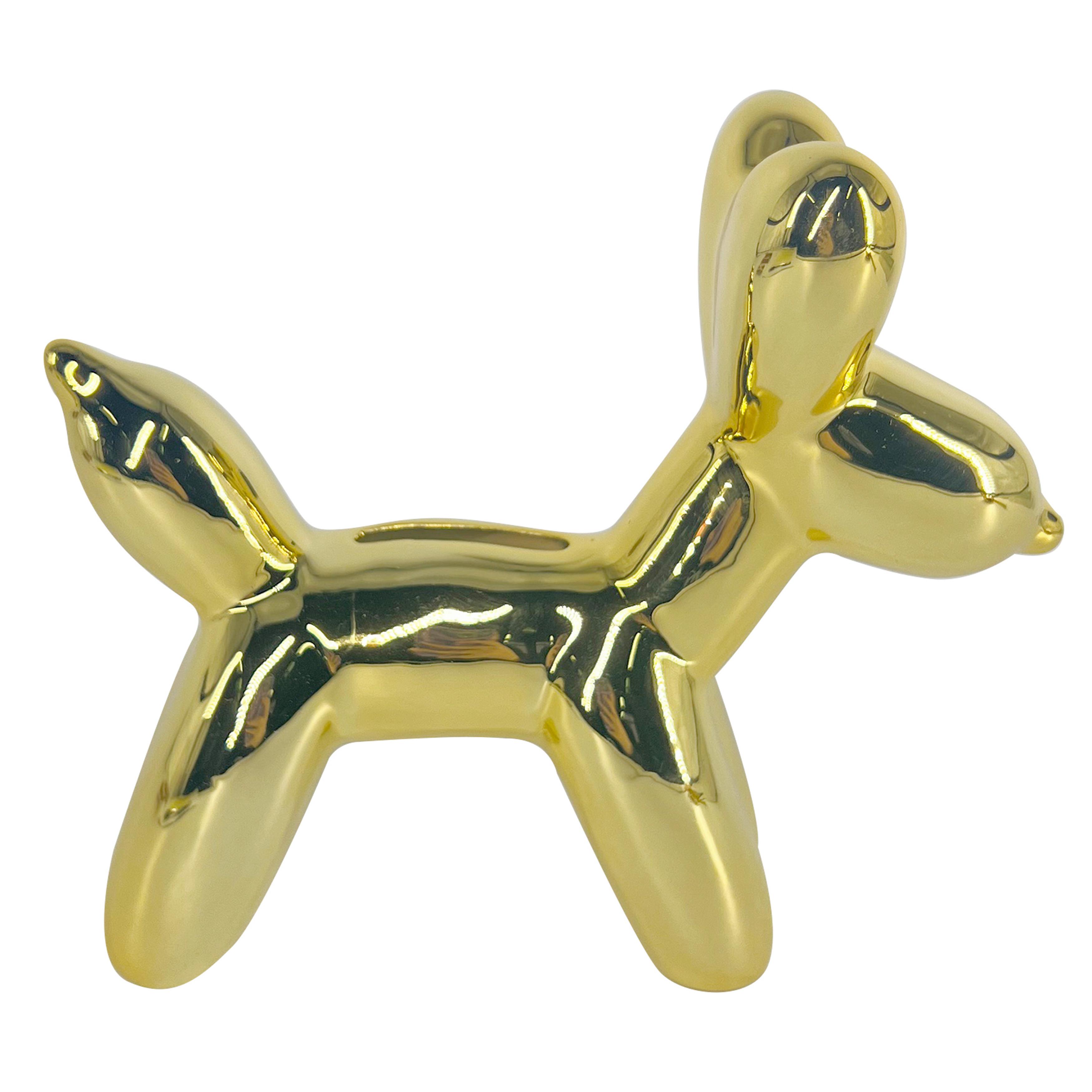 Spardose Sasha - Goldfarben, KONVENTIONELL, Keramik (16/5,5/15cm) - Luca Bessoni