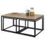 Couchtischset Harry B: 110 cm Mangoholz - Schwarz/Naturfarben, Natur, Holz/Metall (110/45/60cm) - Livetastic Couchtischset Harry B: 110 cm Mangoholz - Schwarz/Naturfarben, Natur, Holz/Metall (110/45/60cm) - Livetastic