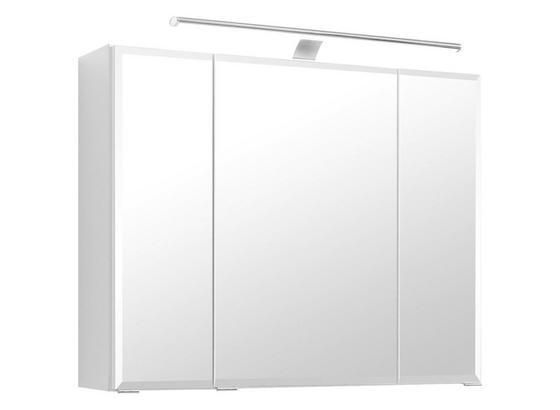Spiegelschrank Belluno B:80 cm Weiß - Weiß, Basics, Glas/Holzwerkstoff (80/64/20cm) Spiegelschrank Belluno B:80 cm Weiß - Weiß, Basics, Glas/Holzwerkstoff (80/64/20cm)