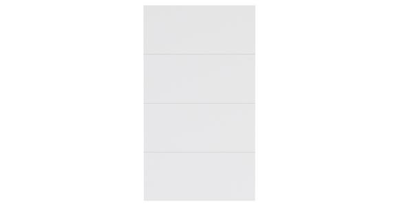 Schwebetür-Erweiterung Unit F. Normalhöhe B: 115 cm Weiß - Weiß, MODERN, Holzwerkstoff - Ondega