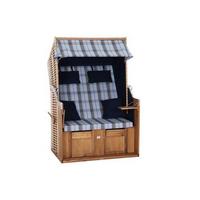 Strandkorb Ostsee L88696 2-Sitzer, Blau - Blau, KONVENTIONELL, Holz/Kunststoff (120/80/165cm) - Siena Garden