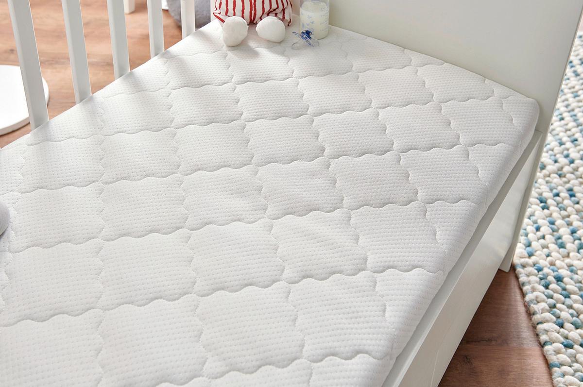 Kindermatratze  Yatas 70x140 cm  Bezug Abnehmbar - Weiß, Basics, Textil (70/140cm) - Yatas