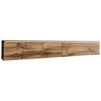 Tv-lowboard Eiche Wotan B: 180 Cm Eichefarben - Eiche Wotan/Grau, LIFESTYLE, Holzwerkstoff (180/30/33cm) - P & B