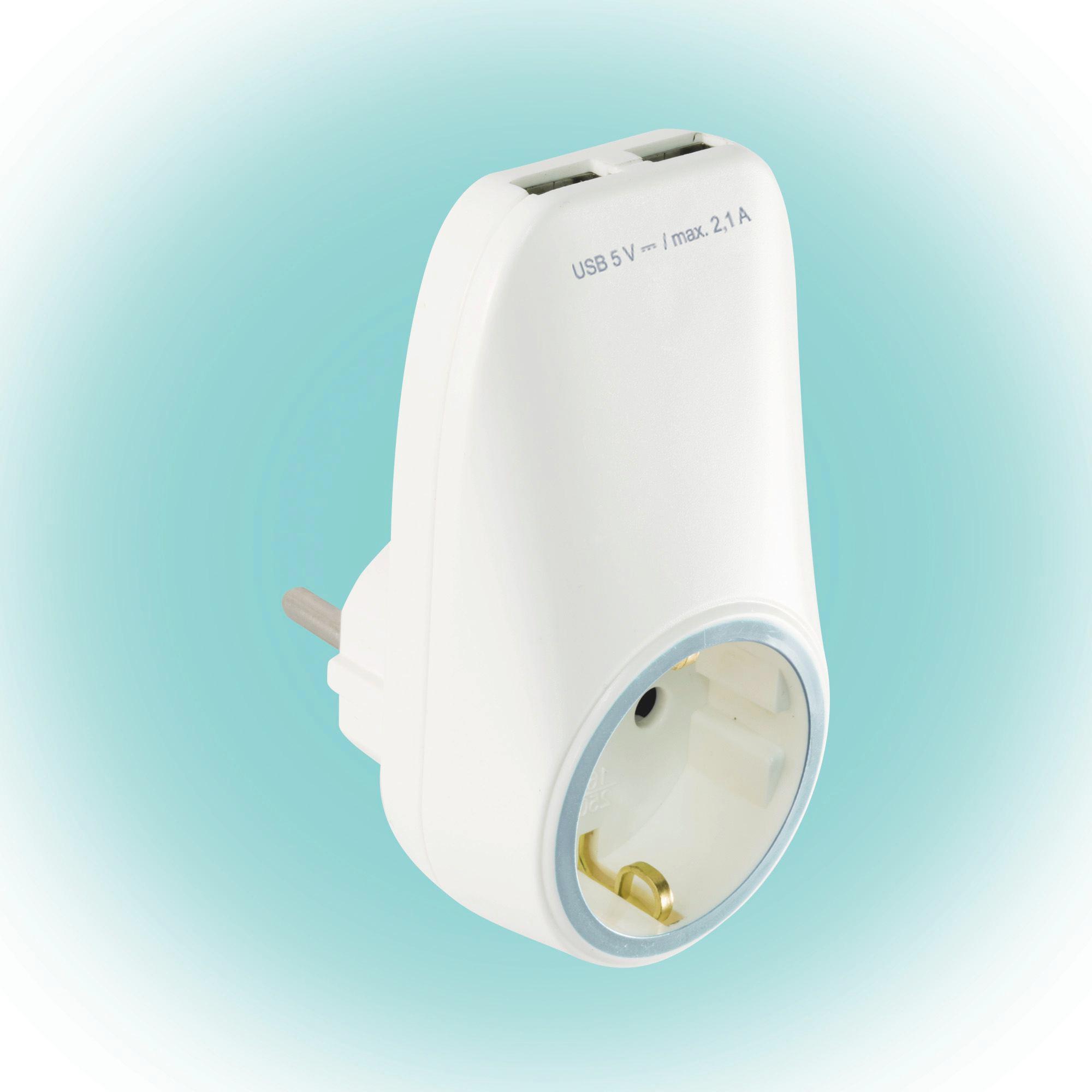 Usb Hálózati Töltő Usb Hálózati Töltő - Fehér (19/10,50/7cm)