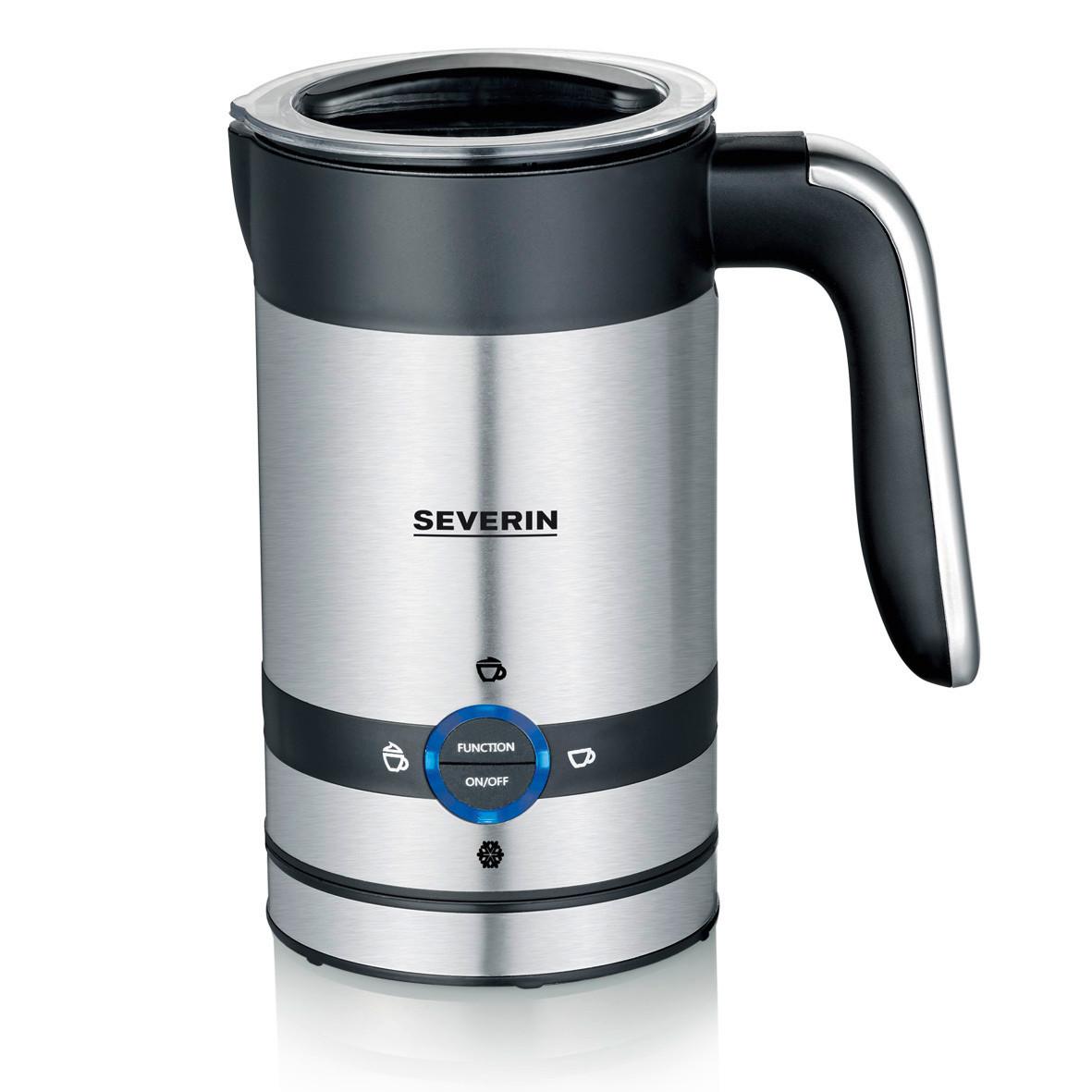 MILCHSCHÄUMER SM 3584 - Edelstahlfarben/Schwarz, Basics, Kunststoff/Metall (15,5/19/10cm) - Severin