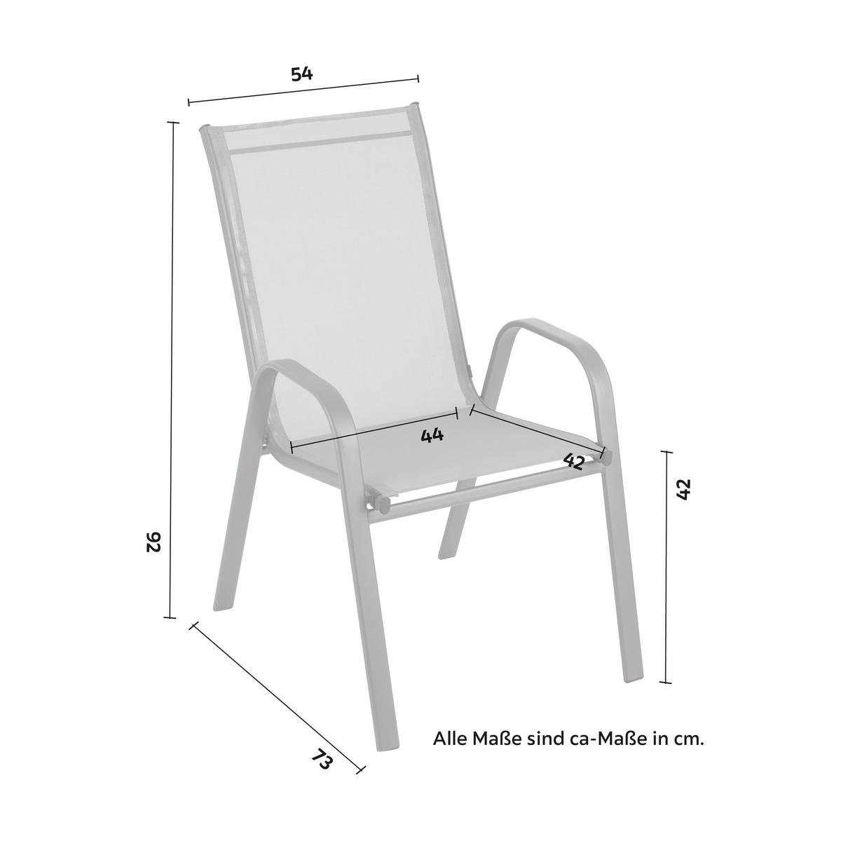 STOHOVATEĽNÉ KRESLO STITCH - sivá/tmavosivá, Basics, kov/textil (54/92/73cm) - Mömax