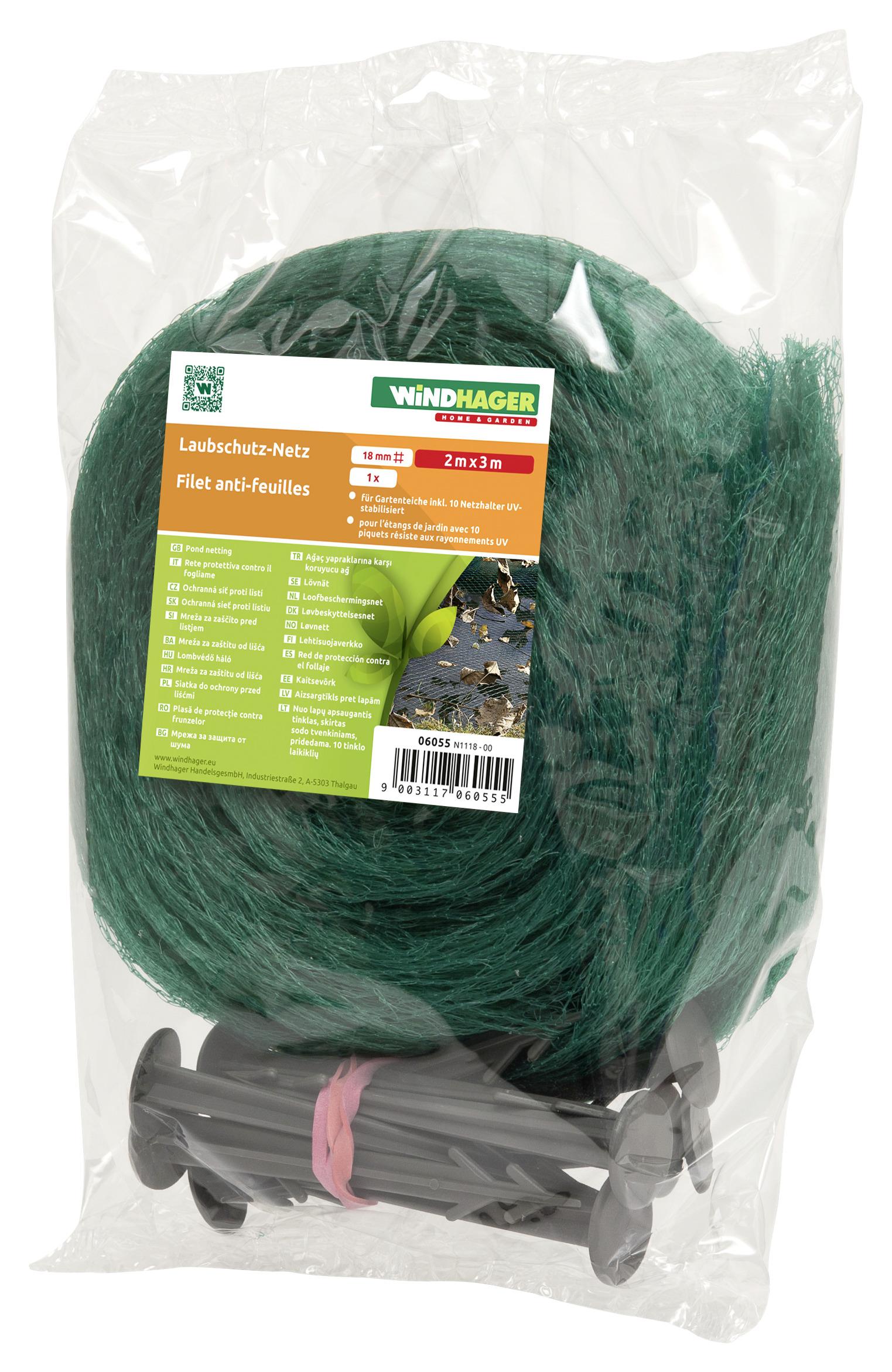 Laubschutznetz aus robustem Kunststoff