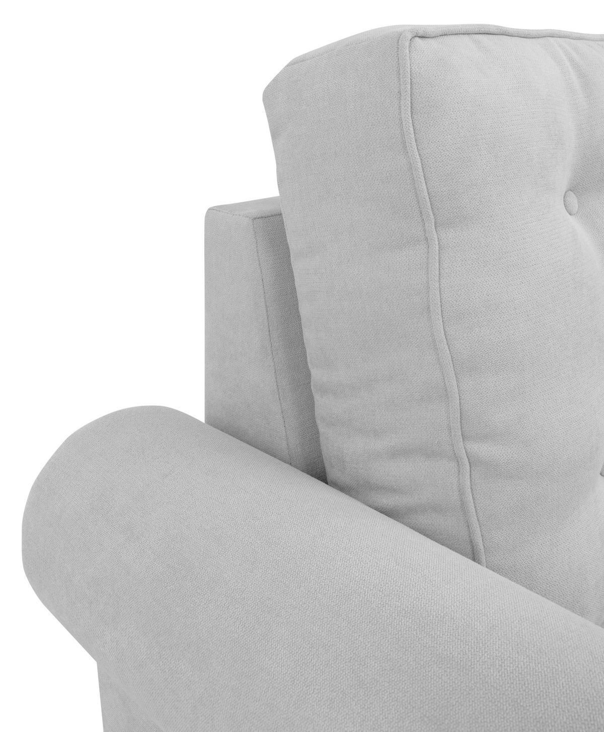 Sessel Arles, Hellgrau 20 B: 93 Cm - Buchefarben/Hellgrau, Design, Textil (93/89/82cm) - MID.YOU