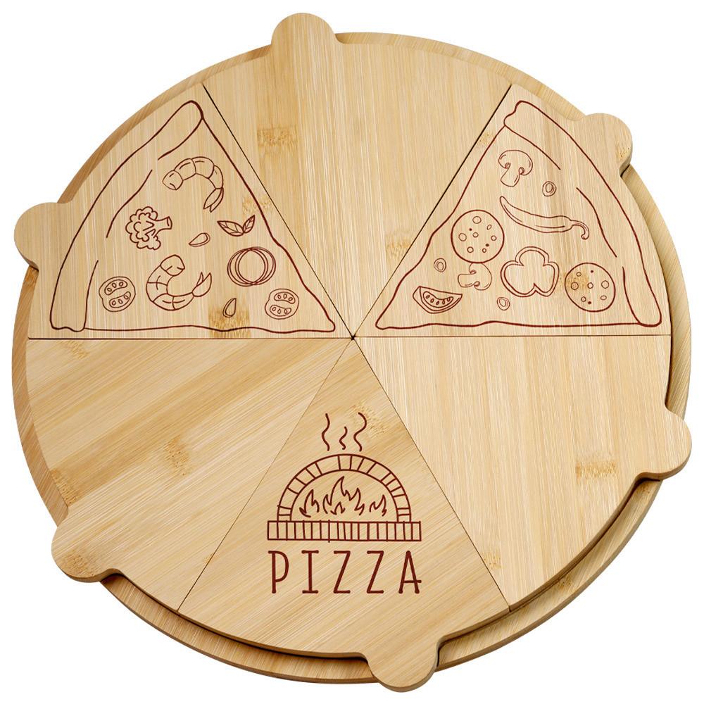 PIZZATELLER Bambus, 36x36x2 cm - Naturfarben, Basics, Naturmaterialien (36/36/2cm) - Kesper