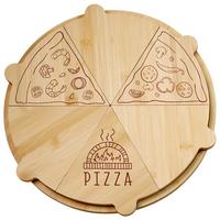 PIZZATELLER Bambus, 36x36x2 cm - Naturfarben, Basics, Naturmaterialien (36/36/2cm) - Kesper