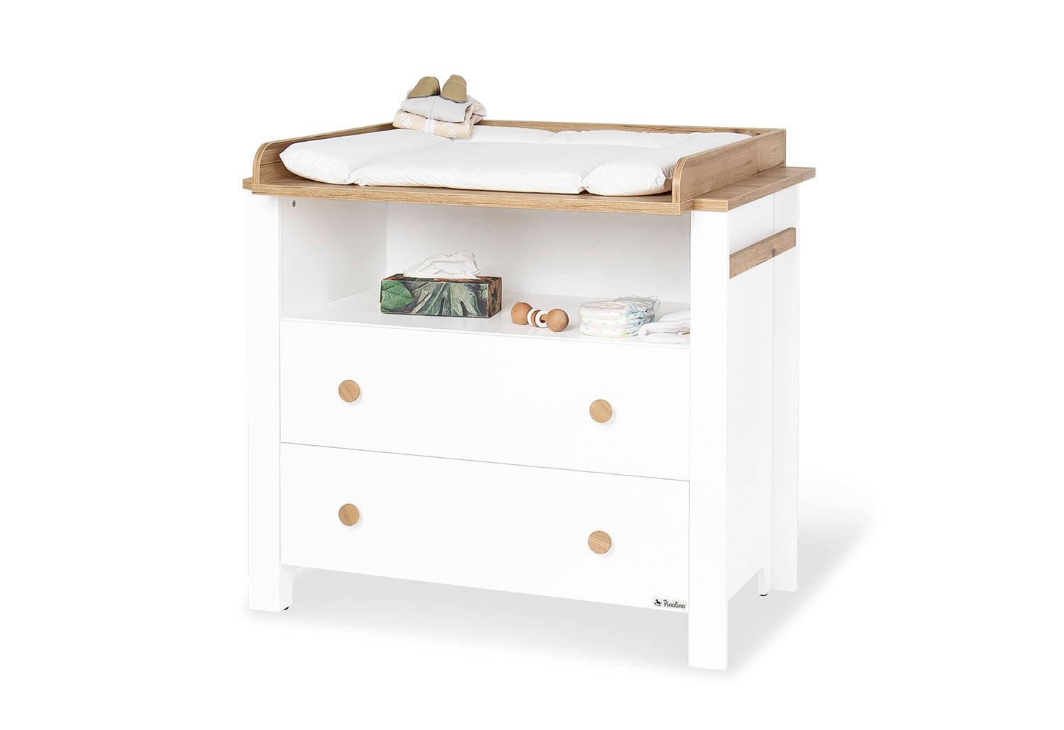 Wickelkommode Lova - Weiß, Basics, Holz (102/77/99cm) - Pinolino