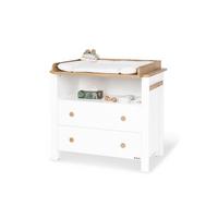 Wickelkommode Lova - Weiß, Basics, Holz (102/77/99cm) - Pinolino