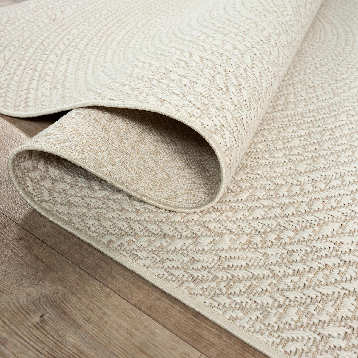 WEBTEPPICH KENZY 5004 167-CREAM - Creme, Basics, Textil (80/150cm)