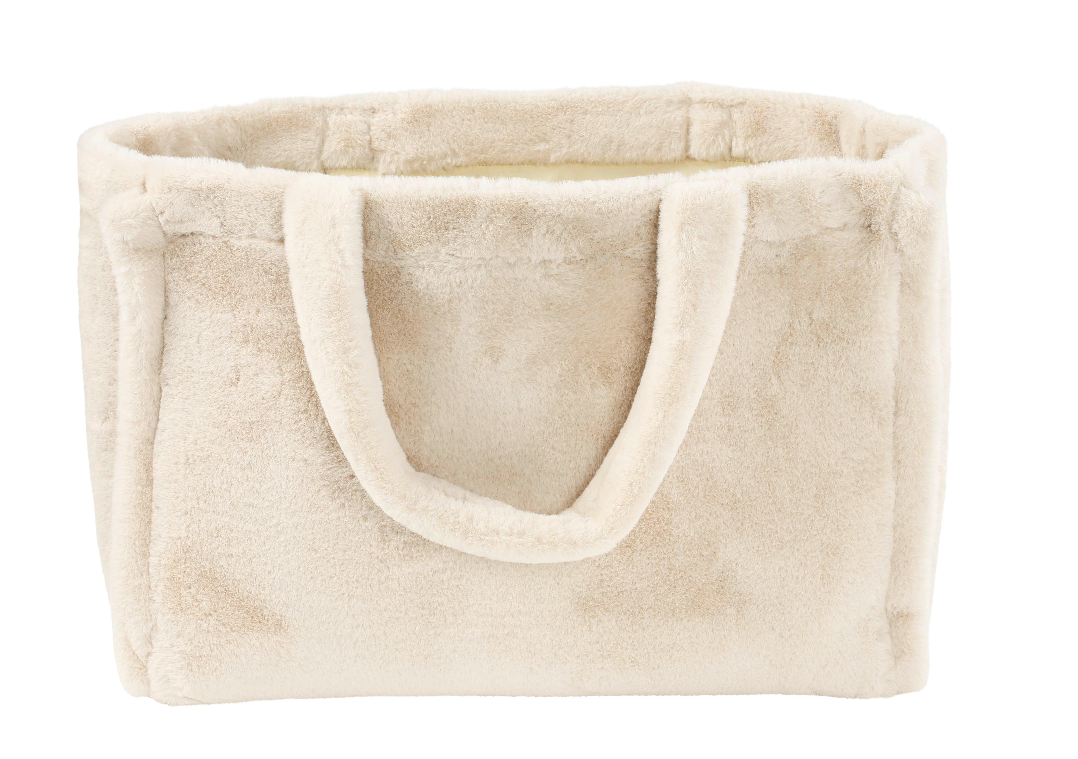 NÁKUPNÍ TAŠKA Liz, 30/40cm, béžová - béžová, textil (30/40cm) - Modern Living