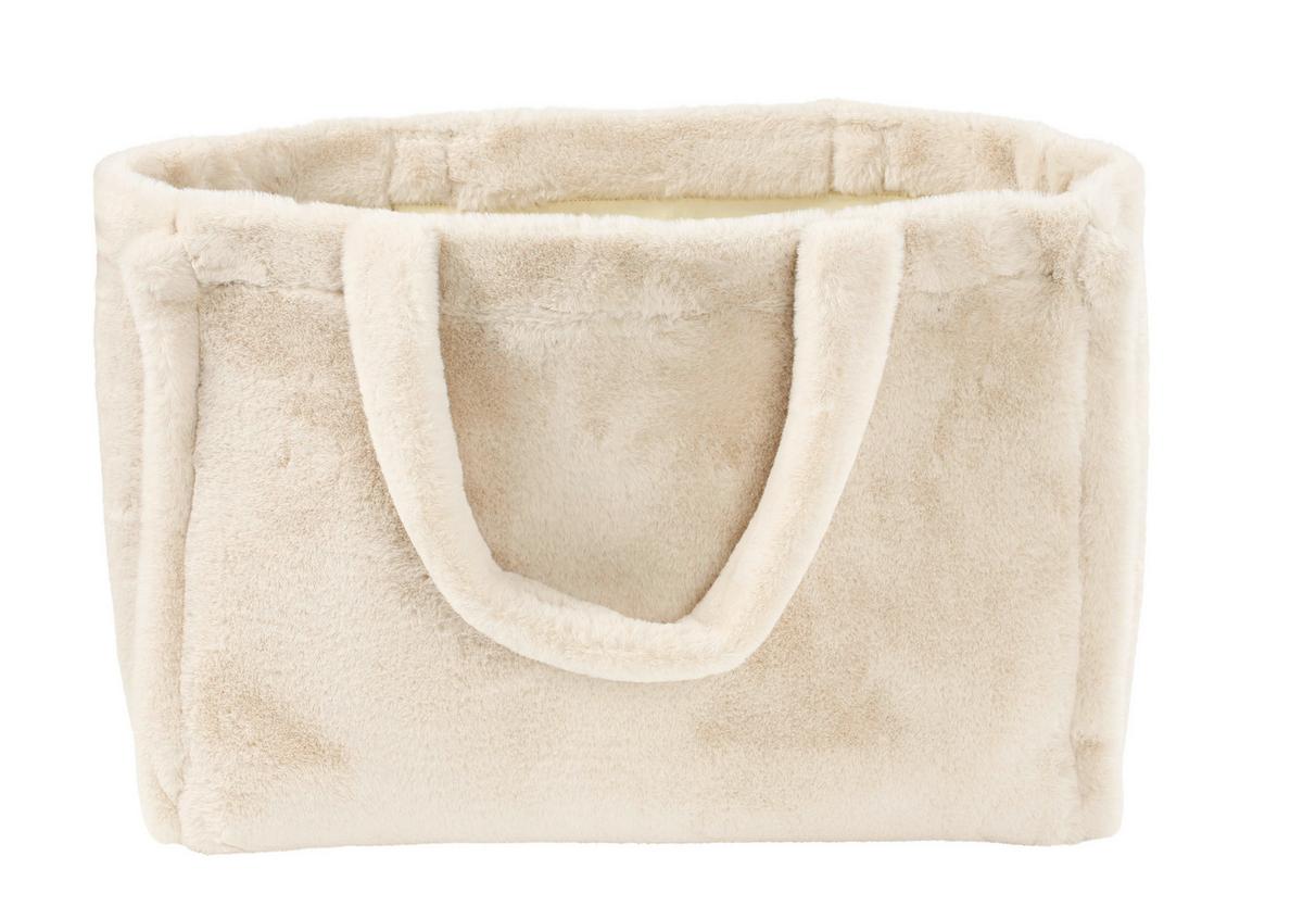 NÁKUPNÍ TAŠKA Liz, 30/40cm, béžová - béžová, textil (30/40cm) - Modern Living