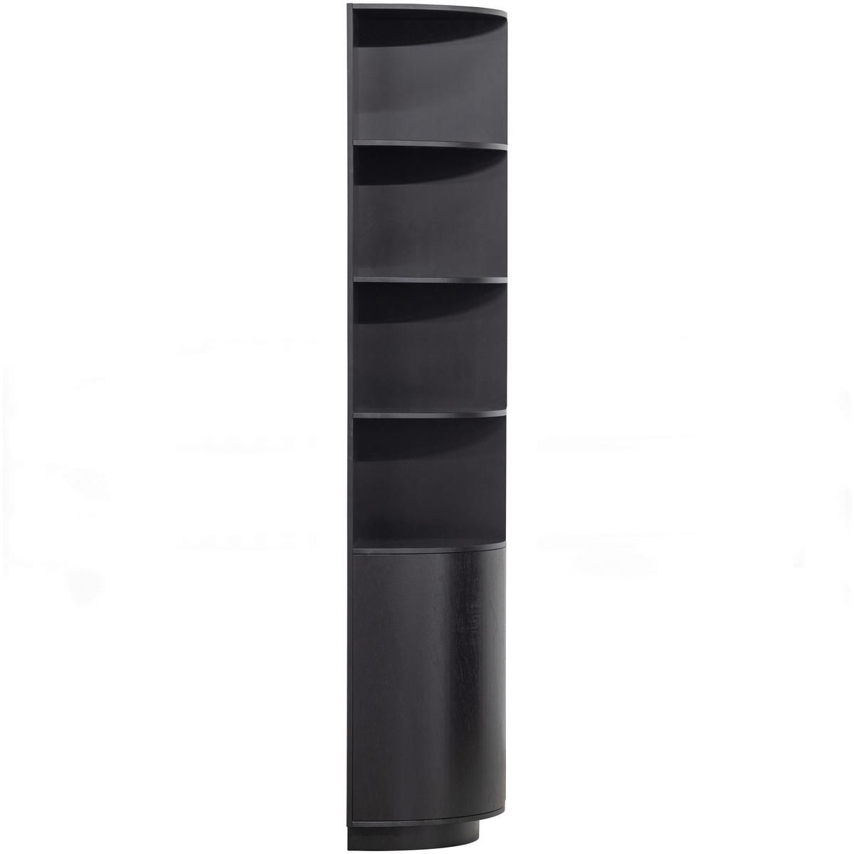 Mehrzweckschrank Finca Schwarz B: 78 Cm - Schwarz, Design, Holz (78/210/40cm) - Livetastic