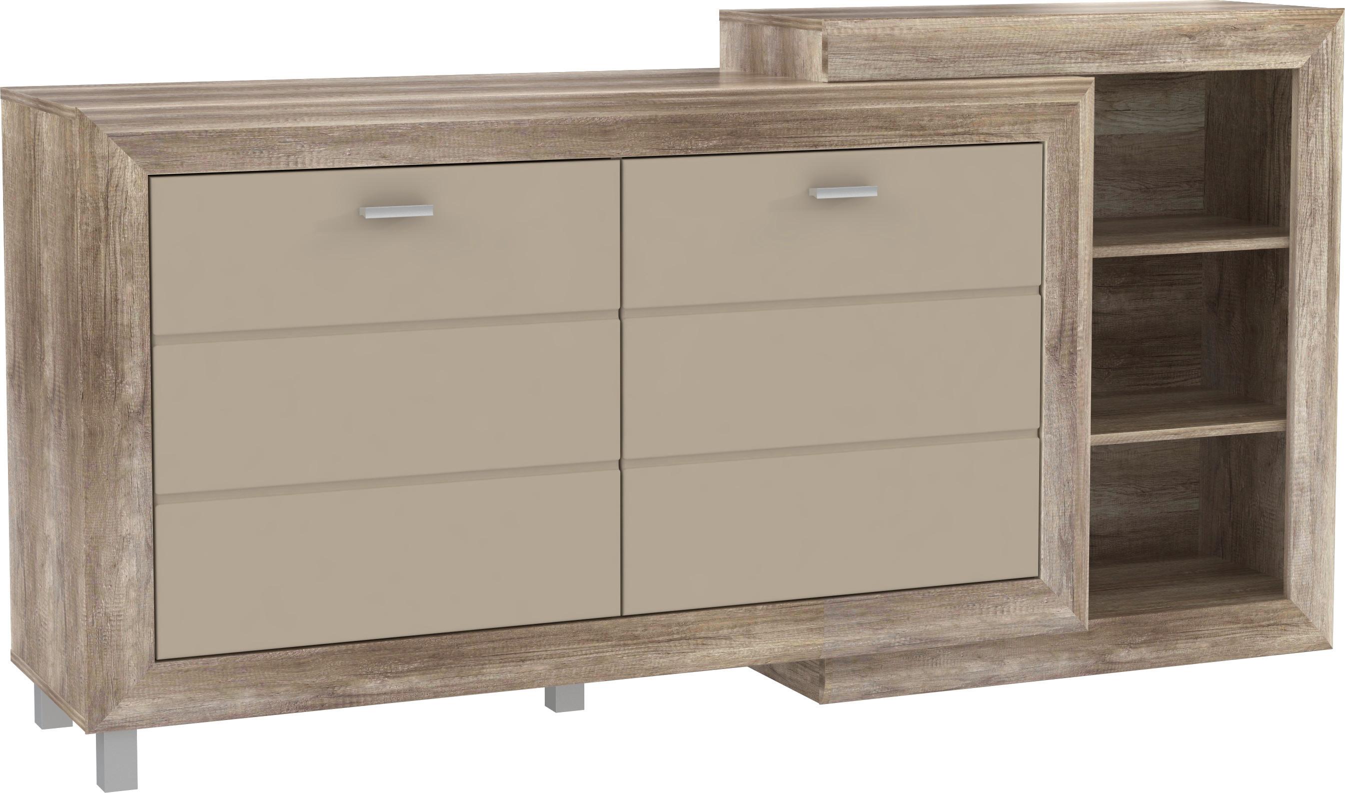 Komód Genetic - bézs, Konventionell (180/90,3/41,5cm)