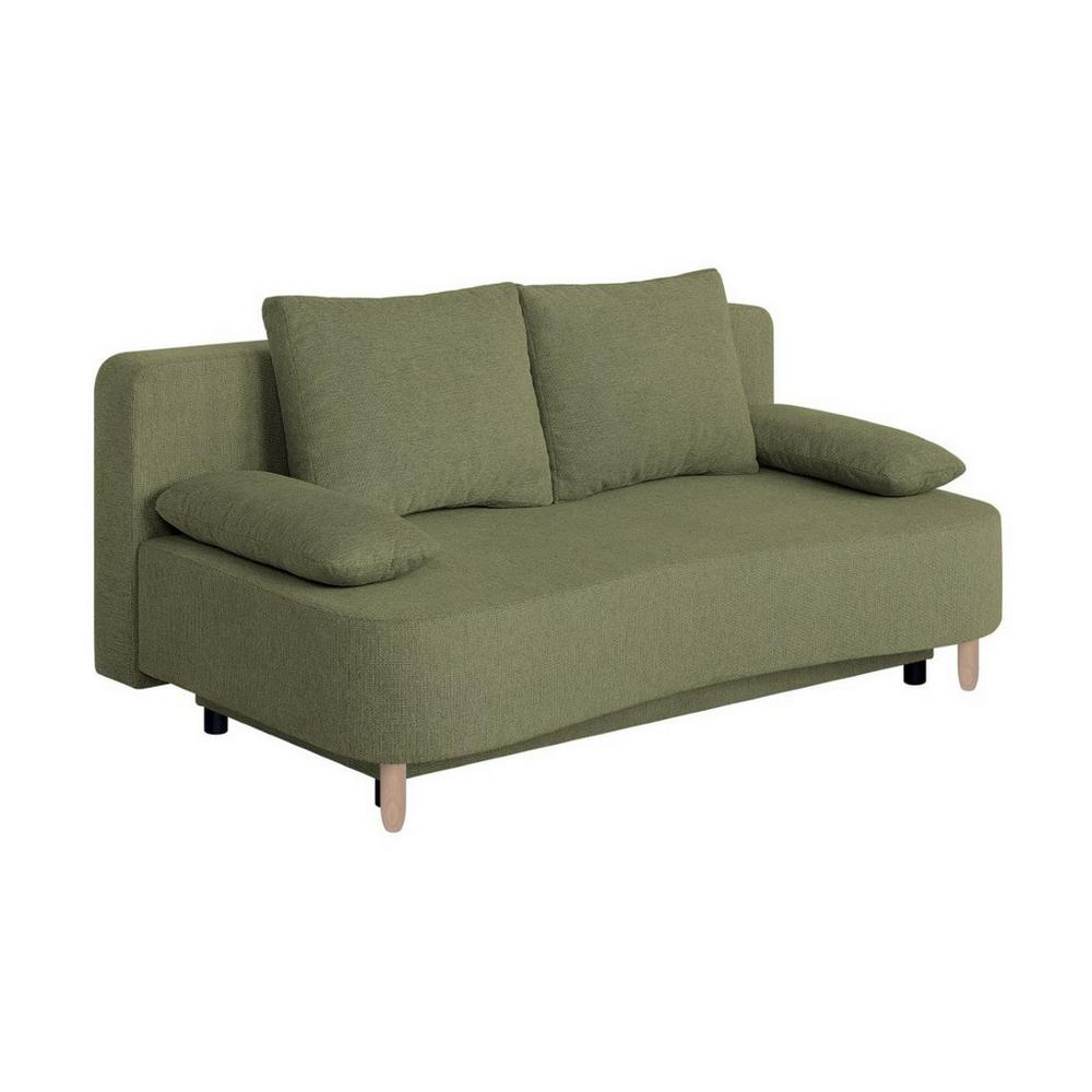 Pohovka LARA, olivovozelená, pružin. jadro a úl. priestor