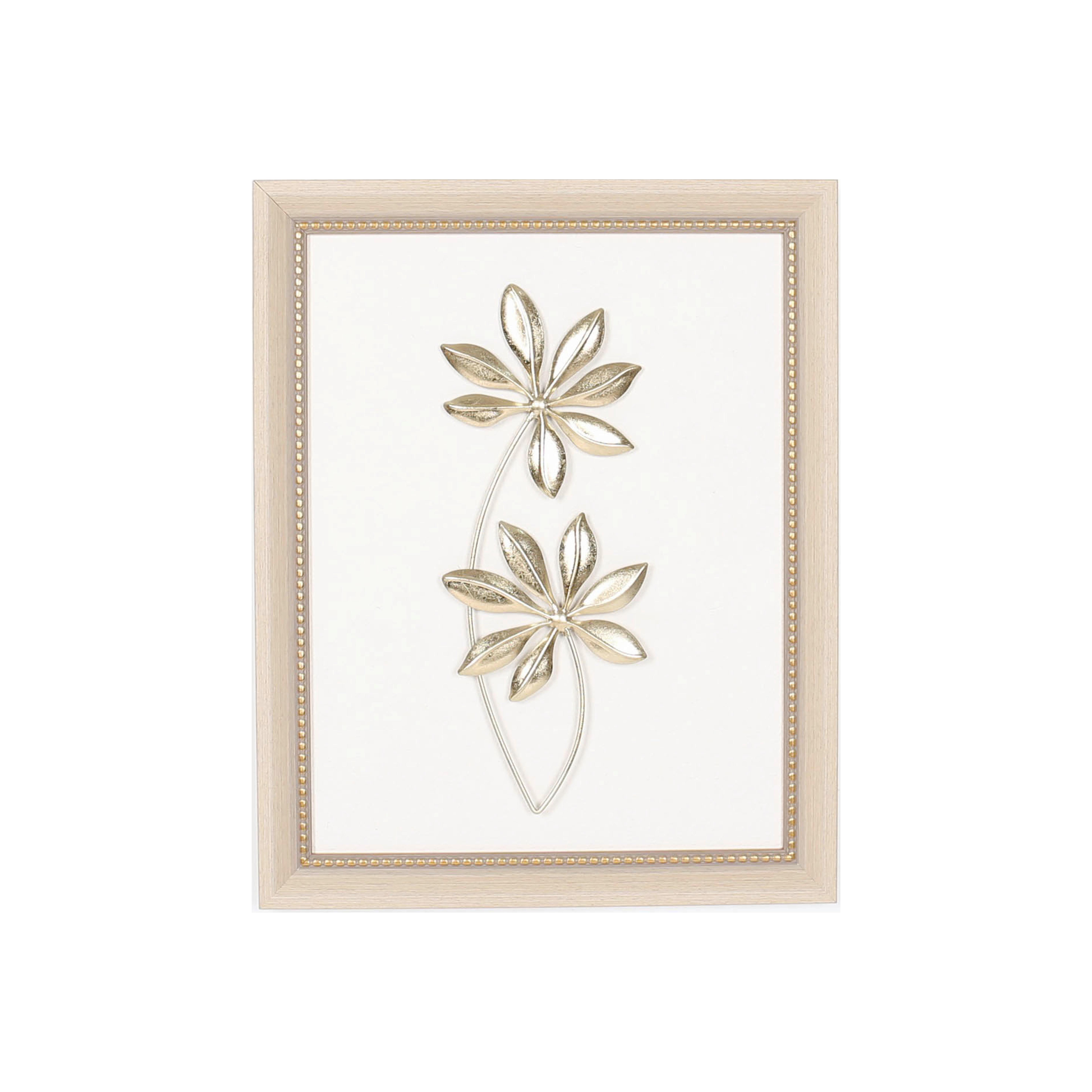 Wanddeko Clara - Goldfarben/Naturfarben, KONVENTIONELL, Holzwerkstoff/Kunststoff (40/2,5/50cm) - James Wood