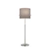 Stehleuchte, 3flg. 408300307 Camden - Grau/Nickelfarben, Basics, Textil/Metall (65,0/187,0cm) - Trio Leuchten
