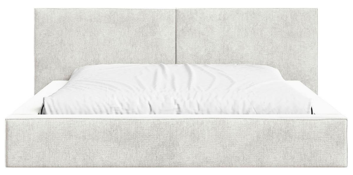 POLSTERBETT Jasmine Creme 180x200cm - Creme/Schwarz, MODERN, Holz/Metall (180/200cm) - MID.YOU