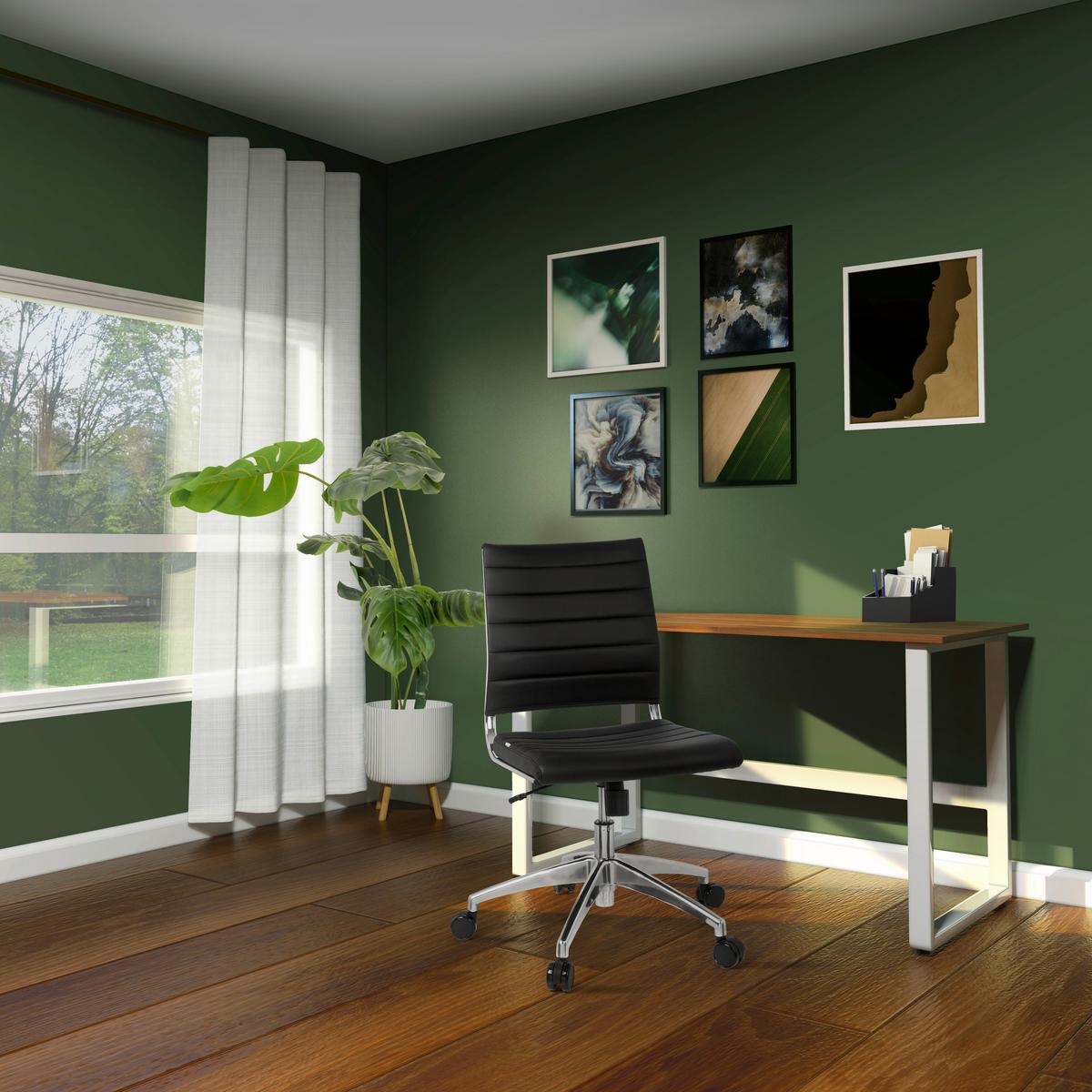 Drehstuhl Trisha Schwarz - Chromfarben/Schwarz, MODERN, Kunststoff/Textil (58/107/47cm) - MID.YOU