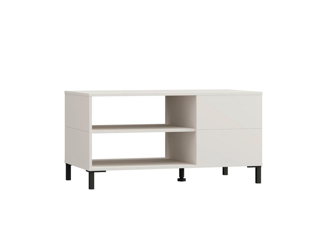 Dohányzóasztal Marron 101/52cm - kasmírszínű/fekete, Modern, műanyag/faalapú anyag (101/52/54,5cm)