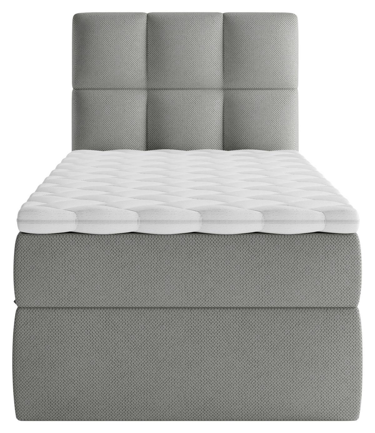 Boxbett Polly - Dunkelgrau/Schwarz, MODERN, Holz/Holzwerkstoff (90/200cm) - MID.YOU