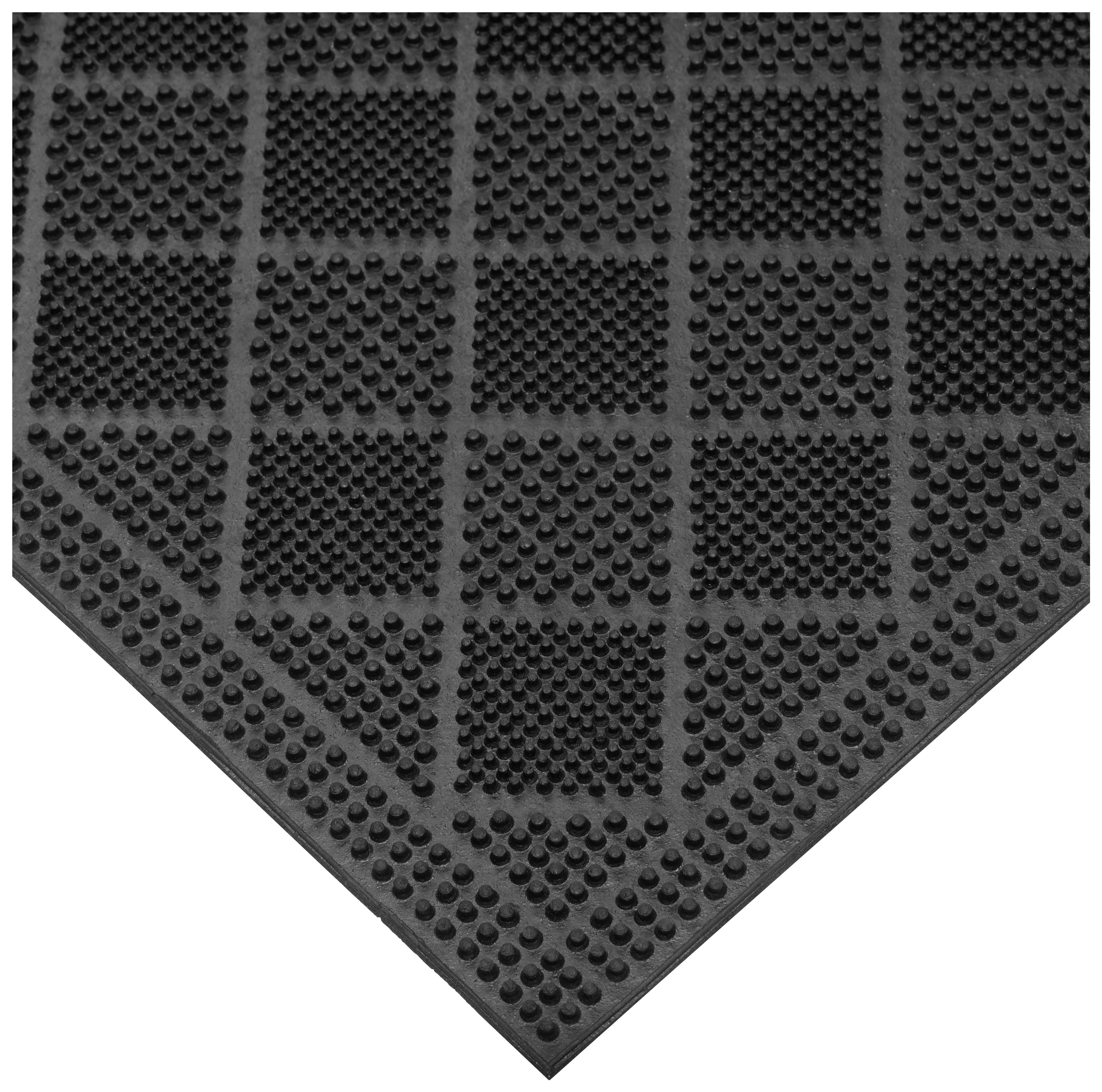 Lábtörlő Dana - fekete, Konventionell, műanyag (40/60cm) - Ondega