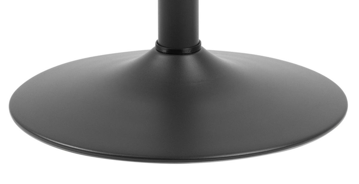 Bartisch Rund Ibiza 60x105 Cm Esche Dekor/schwarz - Schwarz, Basics, Holzwerkstoff/Metall (60/105cm)
