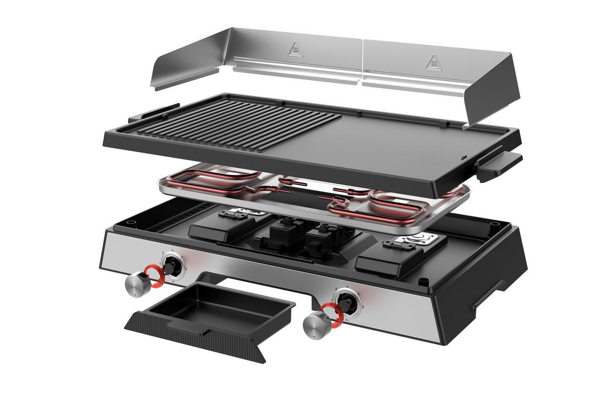 Tischgrill Nabo Bsg 5000 - Edelstahlfarben, Basics, Metall (61,1/16,8/34,3cm) - Nabo