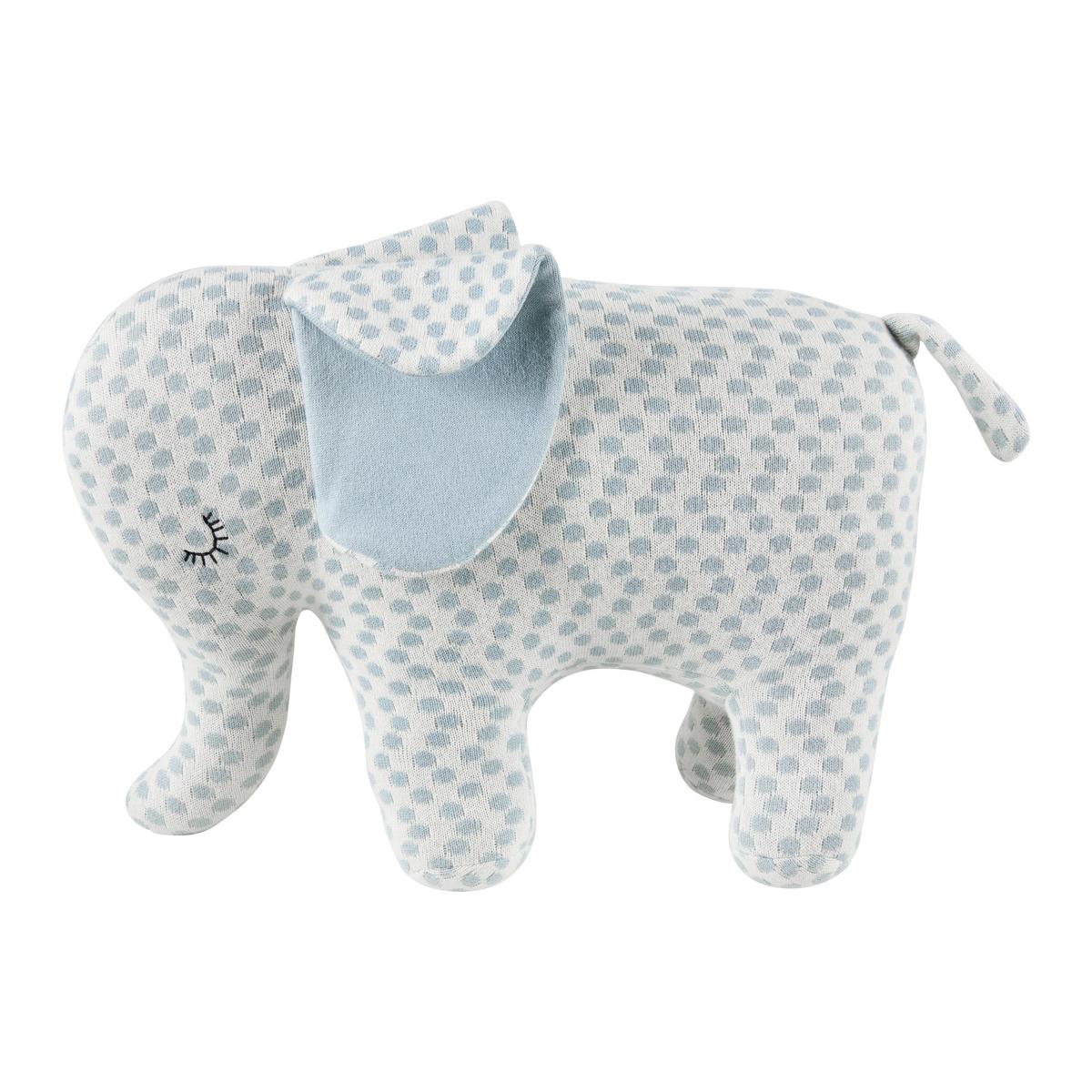 Hračka pre dieťatko ELLY modrá/biela - modrá/biela, Modern, textil (39/30cm) - Bessagi Kids