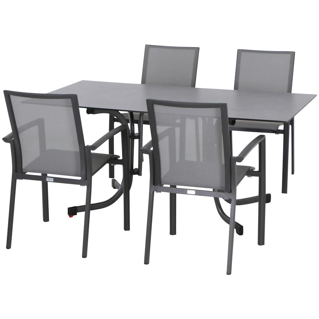 Loungegarnitur 5-Tlg Velia aus Metall