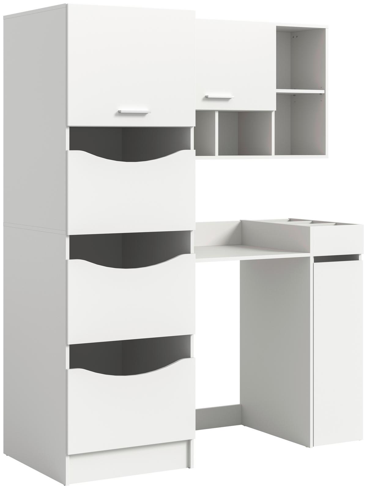 Práčovňa Free biela - biela, Basics, kompozitné drevo (145/195/62cm) - MID.YOU