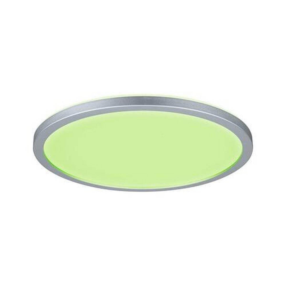 LED-Paneel Ø 29,3 cm Rund dimmbar - Chromfarben, Basics, Kunststoff (29,3cm) - Paulmann