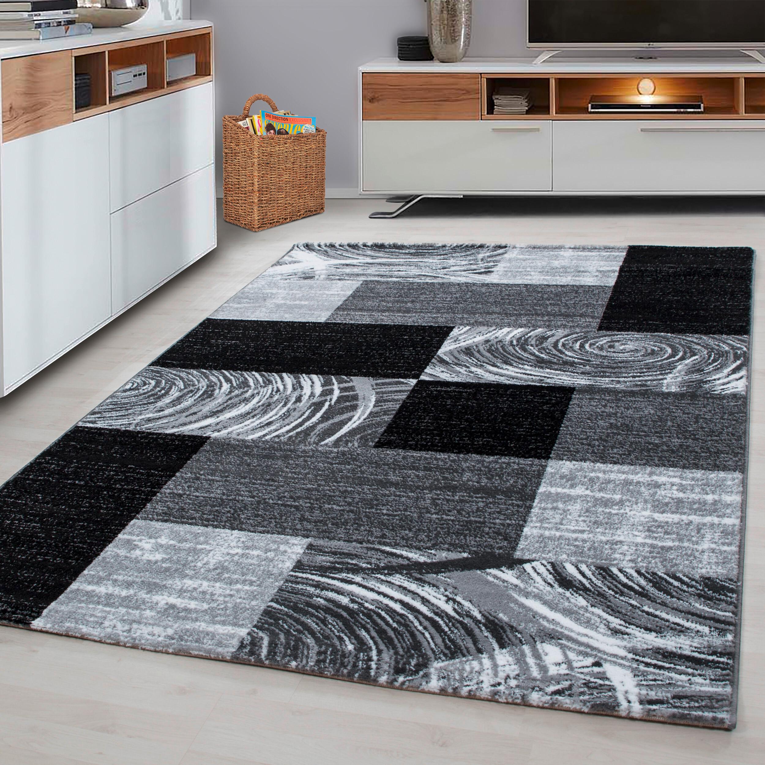 Flachwebteppich Parma - Schwarz, Design, Textil (240/340cm) - Novel