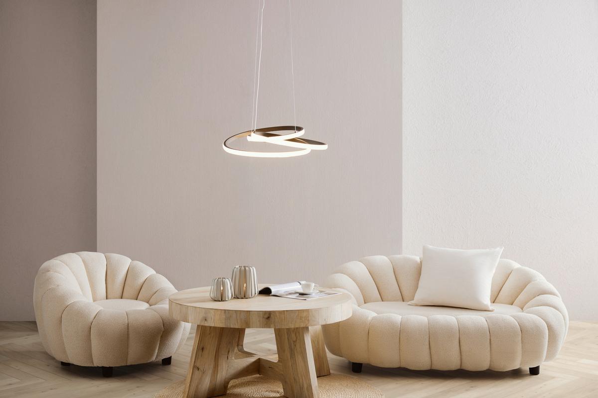 Závěsné LED svítidlo Mofer, 50/120cm, 33 Watt - černá, Moderní, kov/plast (50/120cm) - Premium Living