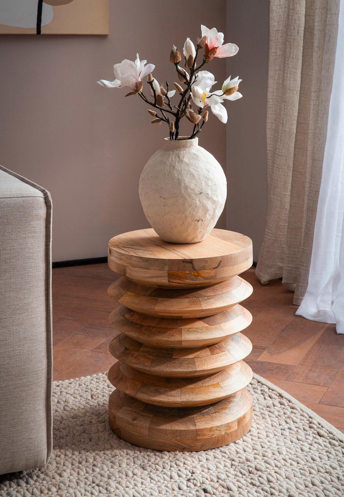 Beistelltisch Braun B: 35 Cm - Braun, Design, Holz (35/35/45cm) - Livetastic